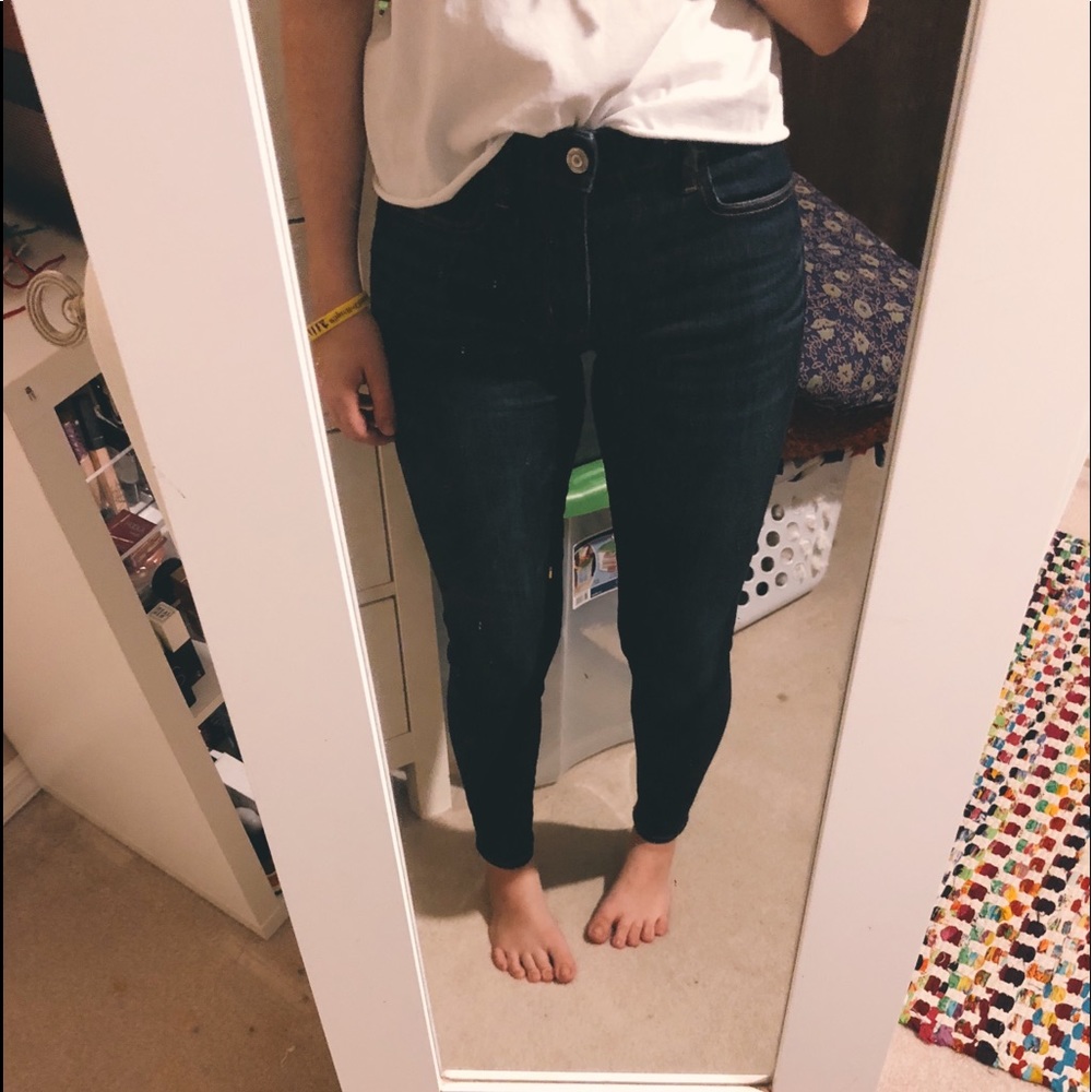 american eagle hi rise jegging